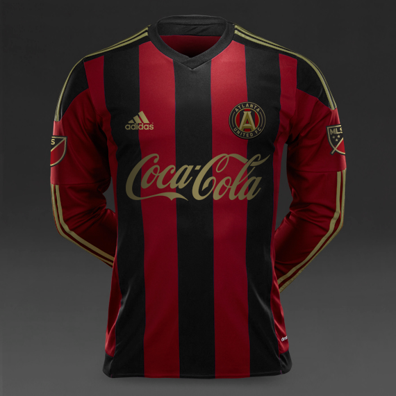 red and gold soccer jersey